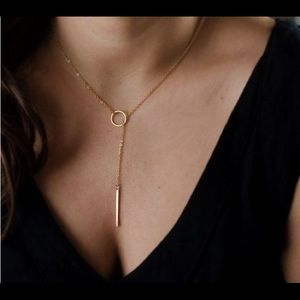 26 Brand New Necklaces circle bar lariat